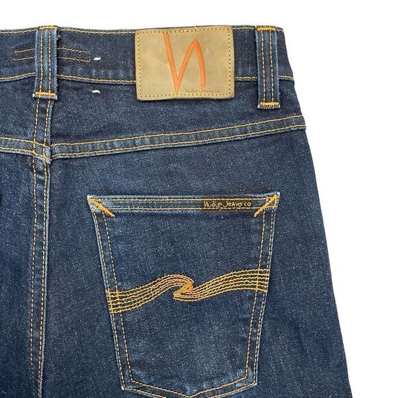 Nudie Jeans Co. Men's Lean Dean Dry 16 Dips Denim Jeans Skinny Blue Wash Size 28 - Picture 1 of 11